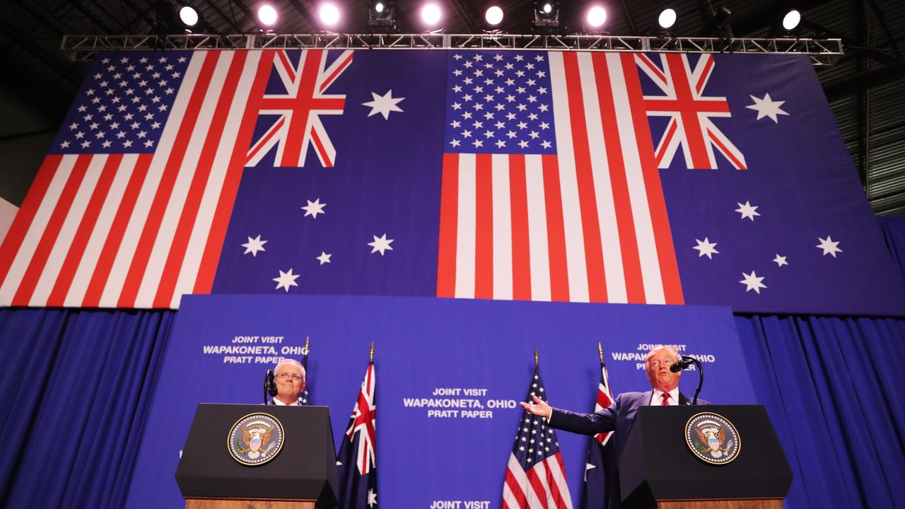 At the time (2019), Mr Morrison was just the second leader to be given a state dinner by the President, following French president Emmanuel Macron. Picture: Adam Taylor / PMO