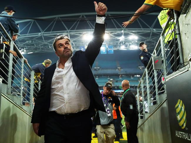 Postecoglou quit the Socceroos after guiding them to the 2018 World Cup finals.