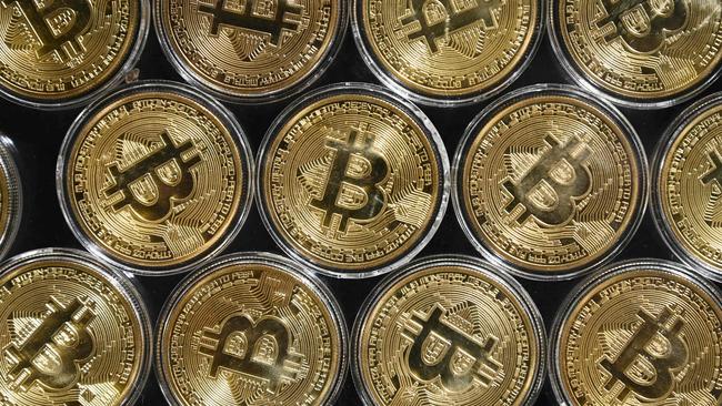 Cryptocurrencies such as bitcoin are up-ending finance. Picture: AFP