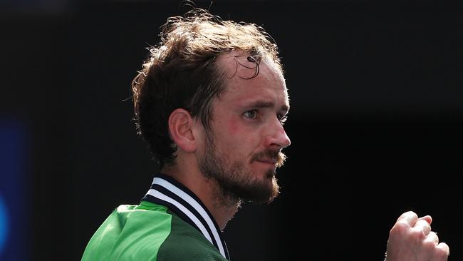 Daniil Medvedev’s Australian Open hopes remain alive. (Photo by Julian Finney/Getty Images)