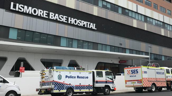 An inmate was fatally shot outside Lismore Base Hospital.