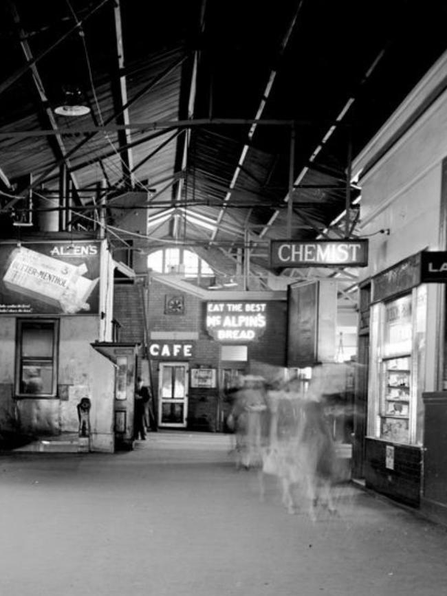 Princes Bridge Station was once a bustling rail hub. Picture: Public Records Office Victoria