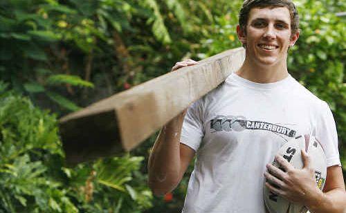 Young talent Kurt Capewell mixes his apprentice carpenter’s duties with rugby league. Photos: Claudia Baxter 