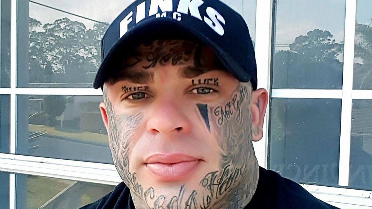 Troy Fornaciari, Finks bikie, wants his face tattoos removed | news.com ...