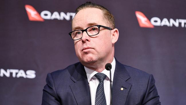 Qantas chief Alan Joyce has slammed as “ridiculous” the changes to Queensland borders. Picture: NCA NewsWire/Flavio Brancaleone