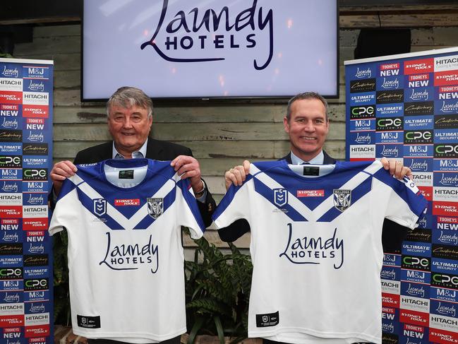 The Laundy Group has thrown its support behind the Bulldogs. Picture: Picture: Brett Costello