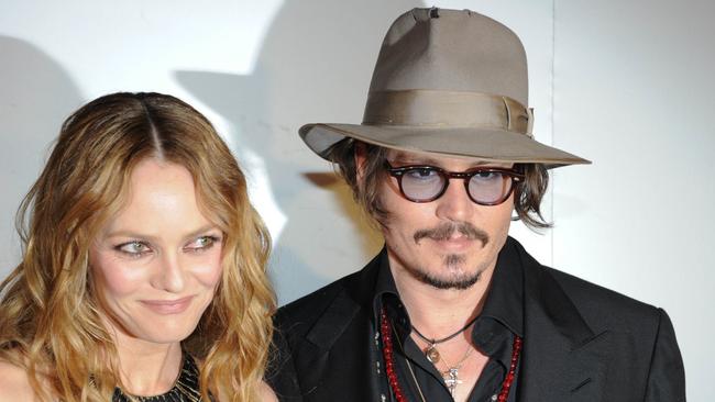 Amicable split: Johnny Depp’s ex partner Vanessa Paradis is supporting him in his divorce battle with Amber Heard.