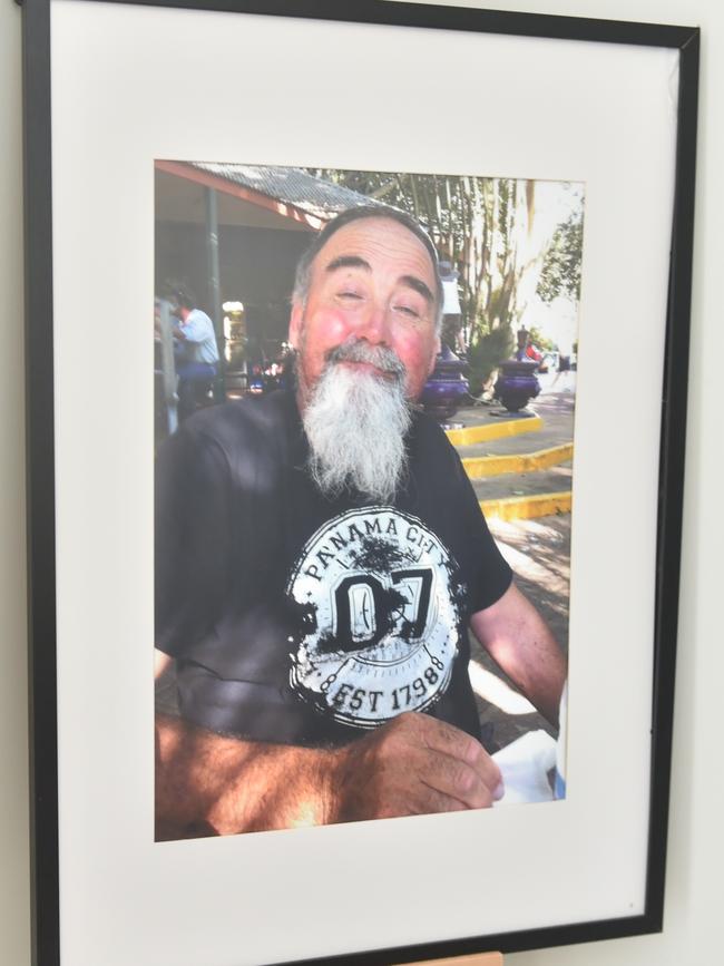 Pictures of Geoff adorn the Mount Gambier home of Polly. Picture: Jessica Dempster