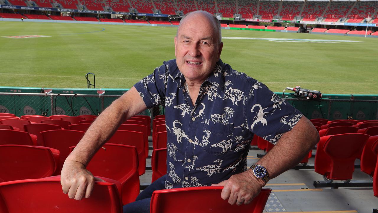 Tony Cochrane at Metricon Stadium. Picture Glenn Hampson