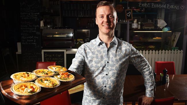 Owner of Betty Blue and The Lemon Tart, Chris Christensen closed down his other business Christo's Deli at The Prencinct but is optimistic Townsville’s economy will recover. Picture: Zak Simmonds