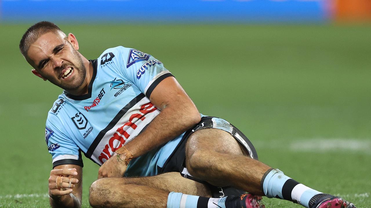 The run of shoulder injuries continued, with William Kennedy also in some doubt for Round 8. Picture: Getty Images.