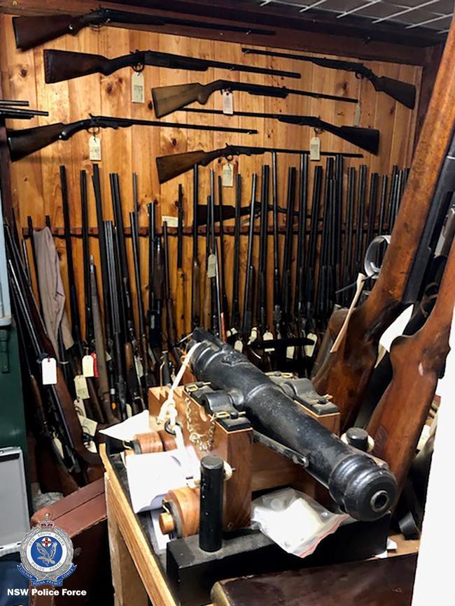 Police say the huge haul is like “Aladdin’s cave”. Picture: NSW Police