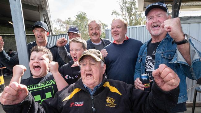 It was a special day for these supporters. Picture: Rob Leeson.