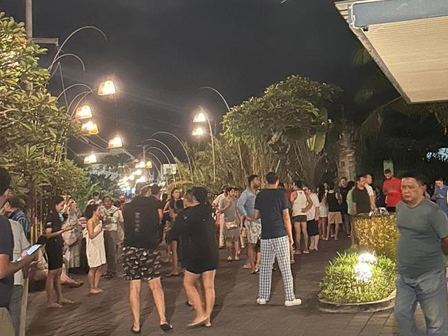 A hotel in Bali where an earthquake just rocked the ground. Picture: Elissa Doherty