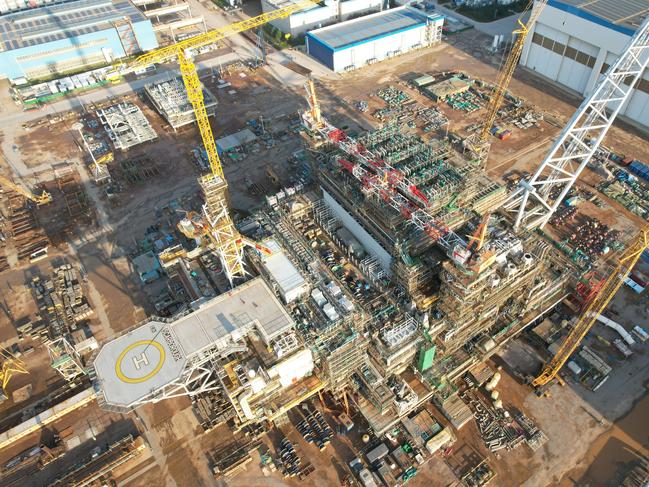 Woodside Energy Scarborough Energy Project 2024.  Woodside Energy is developing the Scarborough natural gas field, located in the Carnarvon Basin.  Picture - Supplied