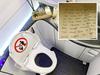 Brutal note for passenger in plane toilet
