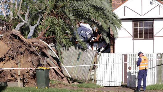 The Bureau of Meteorology said winds could have reached 90km/h. Picture: Steve Pohlner