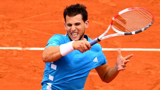 Dominic Thiem wasn’t happy when he was turfed from the main press room. Pic: Getty Images