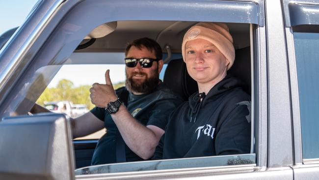 North Queensland locals rallied their LandCruisers for a cruise for Cody Wilson in a bid to bring the 18-year-old some joy as he undergoes treatment for cancer in Townsville. Picture: Brooke Pohlmann/Paddock Portraits Photography