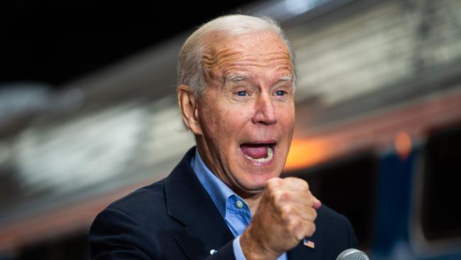 In key swing states, Biden’s leads remain high. Picture: AFP