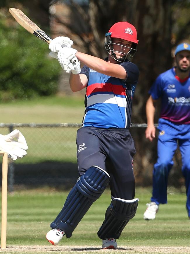 Dylan Brasher in action for Footscray.