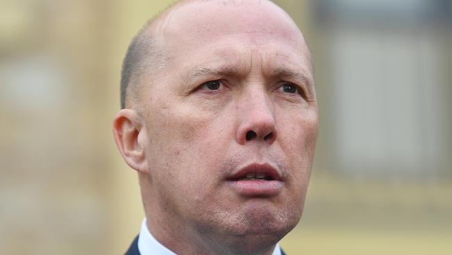 Minister for Immigration Peter Dutton. Picture: AAP