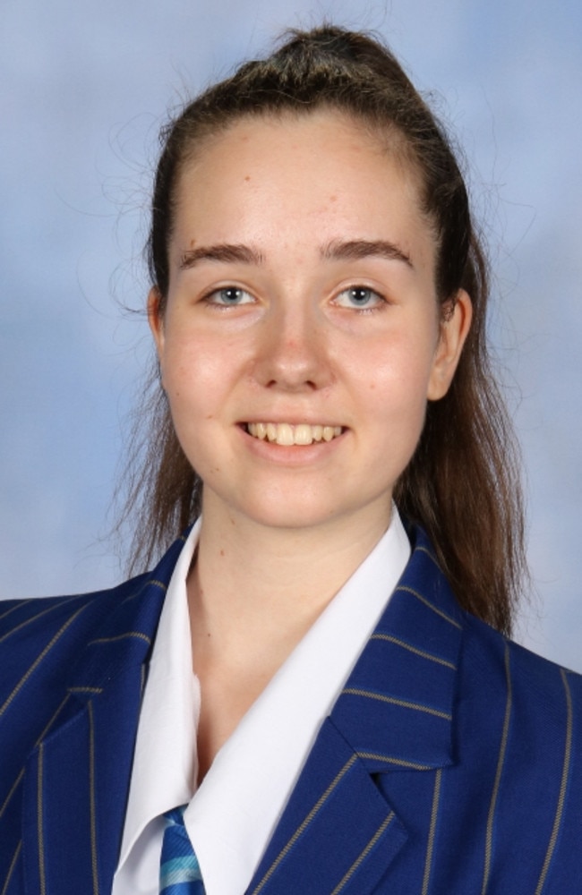 Anna Shustser, Coorparoo Secondary College 2024 high achiever. Picture: Contributed