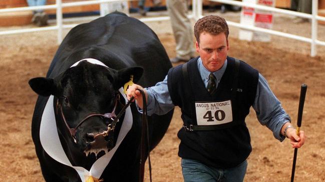 Corey Ireland is pictured in 1999 at the Angus National, Wodonga.