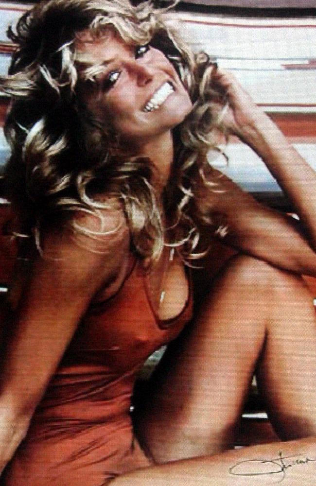 Fawcett was an iconic 1970s pin-up. 