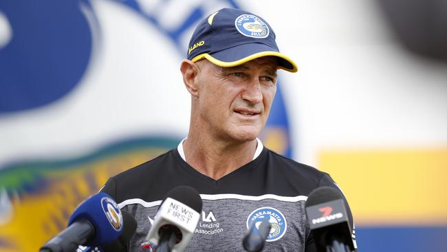 Eels coach Brad Arthur has a good record of developing players. Picture: Jonathan Ng