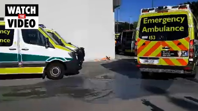 Ambulances ramped at the RAH and FMC