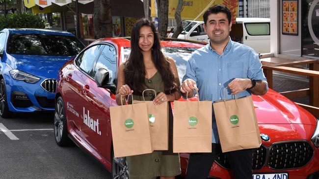 Owners of Labart Restaurant Karla and Alex Munoz Labart are considering opening a permanent takeaway branch of their business. Picture: Steve Holland