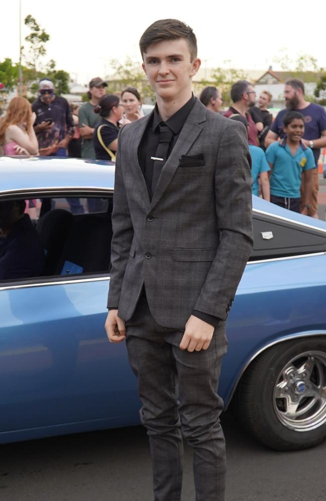 John Wicks arriving at the 2023 Kingaroy State High School formal.
