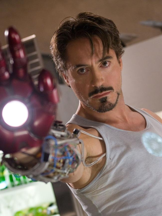 Actor Robert Downey Jr in ‘Iron Man’. Picture: Marvel Studios