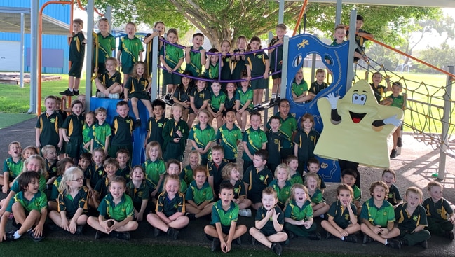 Clontarf Beach State School: From L-R: Ellie-Rose, Rolin, Ava, Isla, Bailey, Scarlett, Isabelle, Skylah, Thomas, Hudson, Oscar, Mina, Zaeli, Vinnie, Harrison, Estelle, Thomas, Memphis, Chaz, Lilly, Riley, Emma, Elsie, Liam, Eden, Winston, Luke, Lilyee, Brooklyn, MacKenzie, Henry, Aaliyah, Ashlynn, Ariki, Levi, Lucille, Jackson and Toby .PHOTO: Supplied Isaiah, Kaysen, Leo, Leilani, Arthur, Zion, Angus, Kyla, Catherine, Hannah, Ellen, Alastor, Eleanora, Marigold, Louie, Wyatt Piper, Bill, Tom, Samson, Rogue, Urijah, Savannah, Georgia, Lucy, Xavier, River, Harper, Baine, Krystal, Shakahlia, Elaine, Thatcher, Pippa, Jesse