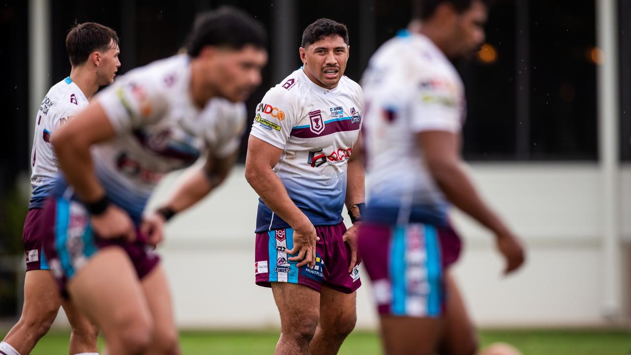 Jason Taumalolo lines up for the Mackay Cutters in a game against the Townsville Blackhawks on Sunday, March 15, 2025. Picture: Alix Sweeney