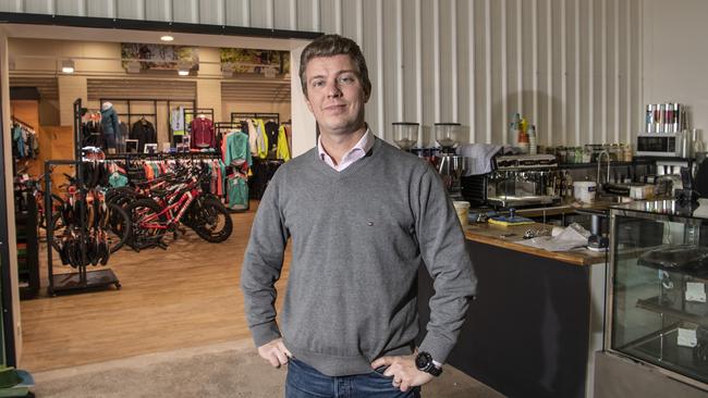 Bikeline owner Marcel Govers recently opened his new business cafe de Velo. Picture: Nev Madsen.