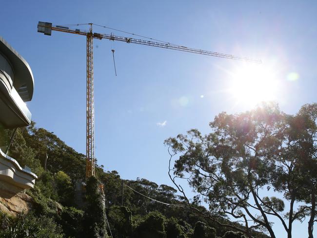 The same crane photographed in June 2015. Picture: David Swift