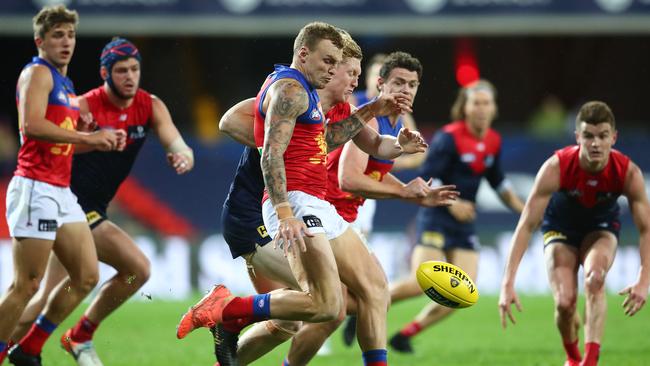 Mitch Robinson makes his 200th AFL appearance on Friday. Picture: Getty Images