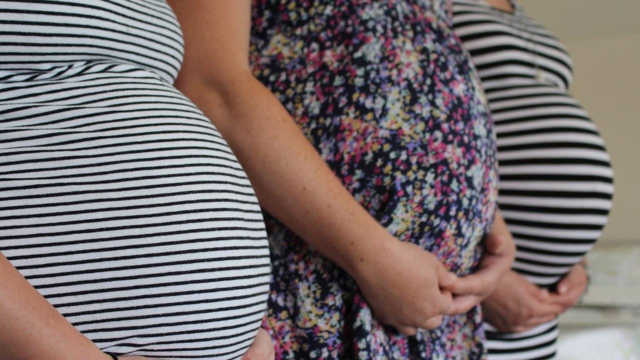 A growing number of hospitals around the country have banned water immersion and showers for women in labour and during birth. Picture: Supplied