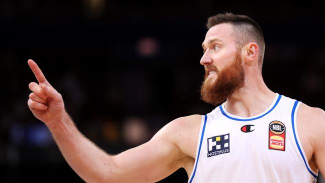 Aron Baynes has been tipped to seek revenge in the anticipated rematch. Picture: Getty