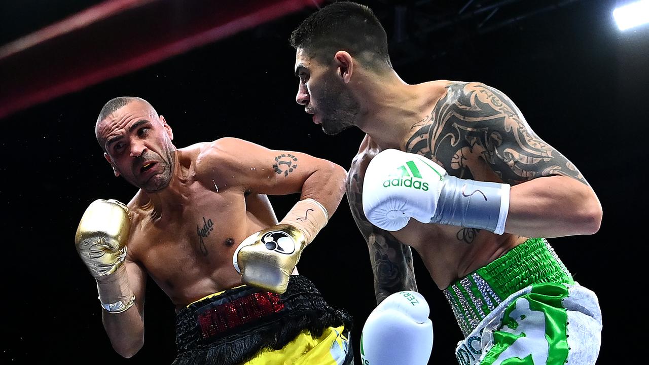 Anthony Mundine was no match for Michael Zerafa.