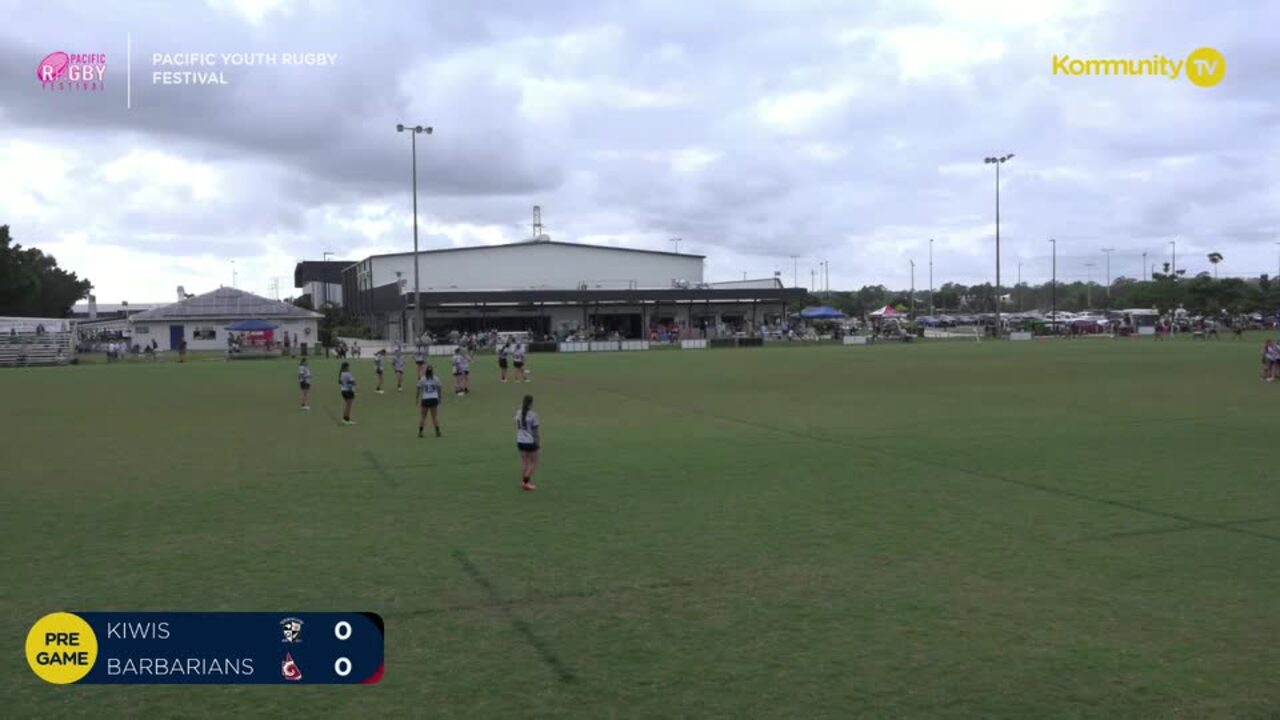 Replay: Queensland Kiwis v Queensland Barbarians (U14 girls)—2024 Pacific Youth Rugby Festival Day 3