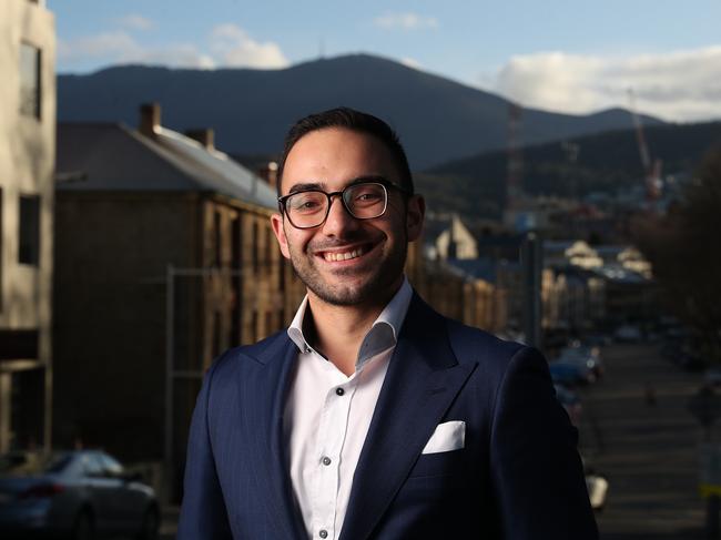 Hobart City Council Alderman Simon Behrakis. Picture: Nikki Davis-Jones