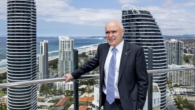 Businessman Paul Little looking over Broadbeach Picture: Jerad Williams