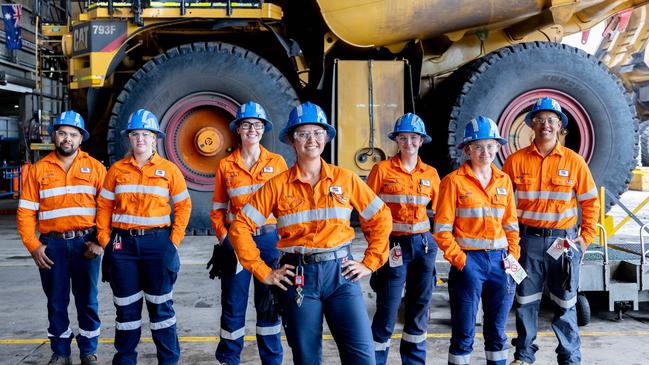 BHP Mitsubishi Alliance apprentices. Picture: Supplied