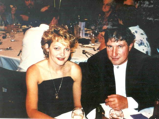 Murder victim Kath Bergamin with husband John.