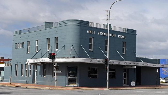 The West Thebarton Hotel on South Rd will close by July 2025 as the land underneath has been acquired for the River Torrens to Darlington Project. Picture: Tom Huntley