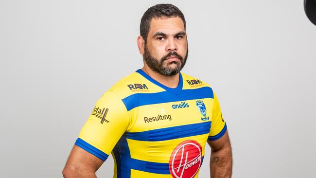 Greg Inglis is set to make his rugby league return for the Warrington Wolves this weekend. Picture: Supplied