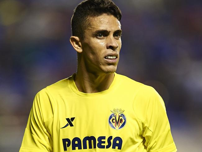 VALENCIA, SPAIN - AUGUST 24: Gabriel Armando De Abreu of Villarreal CF looks on during the la Liga match between Levante UD and Villarreal CF at Ciutat de Valencia on August 24, 2014 in Valencia, Spain. (Photo by Manuel Queimadelos Alonso/Getty Images)